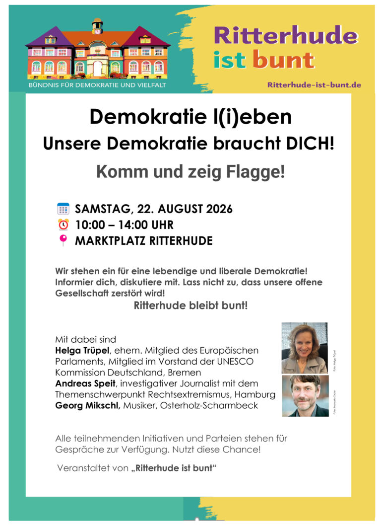 Demokratiefest am 22.08.2026