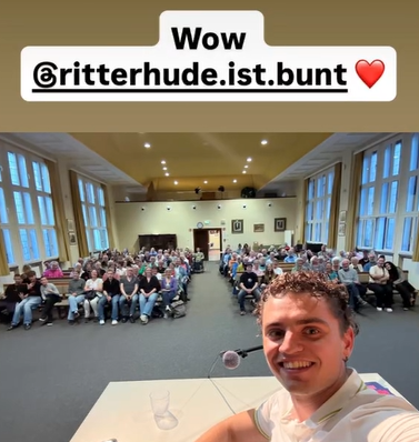 Riesiger Andrang